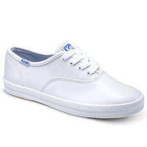 NEW! Keds Champion Sneakers Memory Foam Lace Up Little Big Kid White Size 1